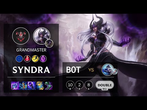 Syndra Bot vs Ashe - EUW Grandmaster Patch 10.25