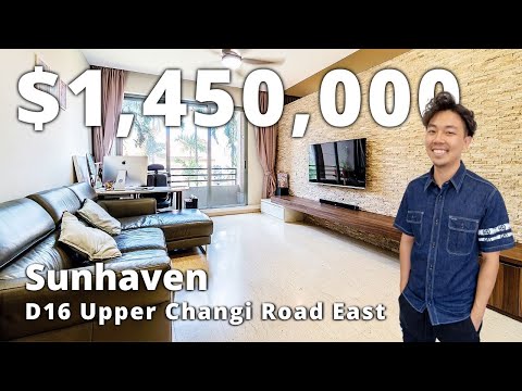 𝗚𝗼𝗼𝗱𝘀𝗶𝘇𝗲𝗱 𝗙𝗿𝗲𝗲𝗵𝗼𝗹𝗱 3Bed ($1.45M) Sunhaven at D16 Upper Changi Rd E HomeTour Ep.162