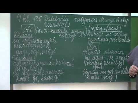 136  Dalelyčių rašymas drauge ir skyrium IIp