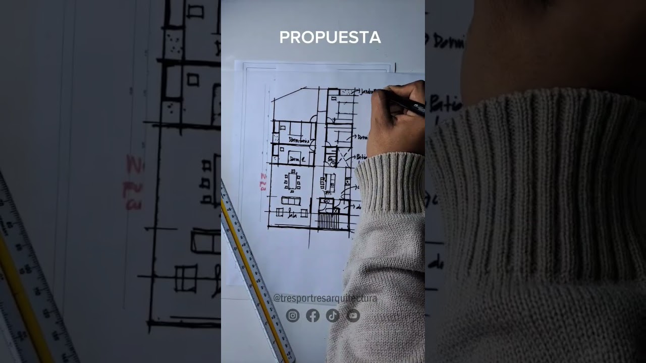 Rediseño de vivienda 200m2 #arquitetura #architecture