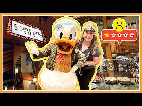 Our DISAPPOINTING Disney Character Meal! Donald’s Tales of Adventure Buffet STORYTELLERS Cafe 2025