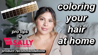 HOW TO DYE YOUR HAIR AT HOME LIKE A PRO WITH SALLY