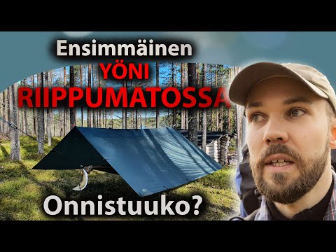 Ensimmäinen RIIPPUMATTORETKENI - Yöpyminen ja nuotiokokkailua Jumalissärkällä