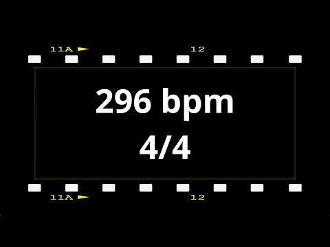 4/4 Metronome - 296 BPM 🎵