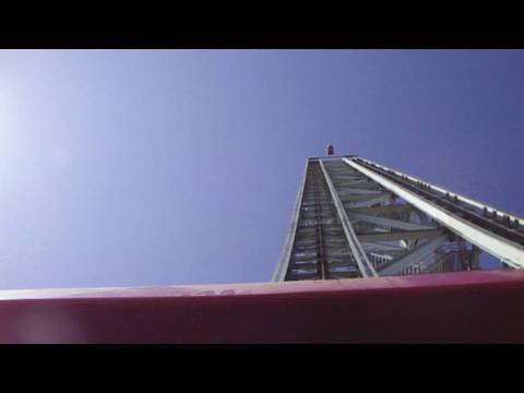 Superman The Escape Roller Coaster [POV] 400ft Six Flags Magic Mountain