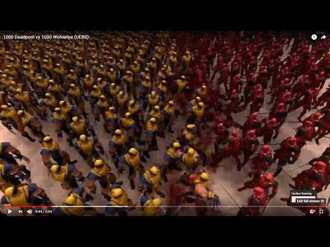 1000 Deadpool vs 1000 Wolverine (UEBS)