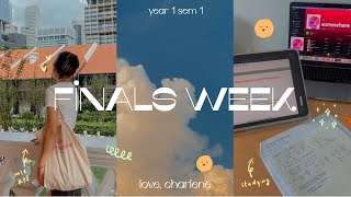 uni vlog: studying for finals, dorm room tour, finding routine