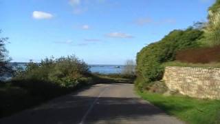 preview picture of video 'Driving Along Route de l'Embarcadère, L'Arcouest, Ploubazlanec, Brittany 12th October 2009'