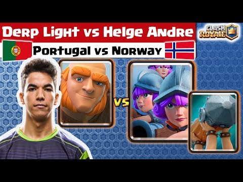 Clash Royale 3 Musketeers Battle Ram Deck! DERP LIGHT vs HELGE ANDRE