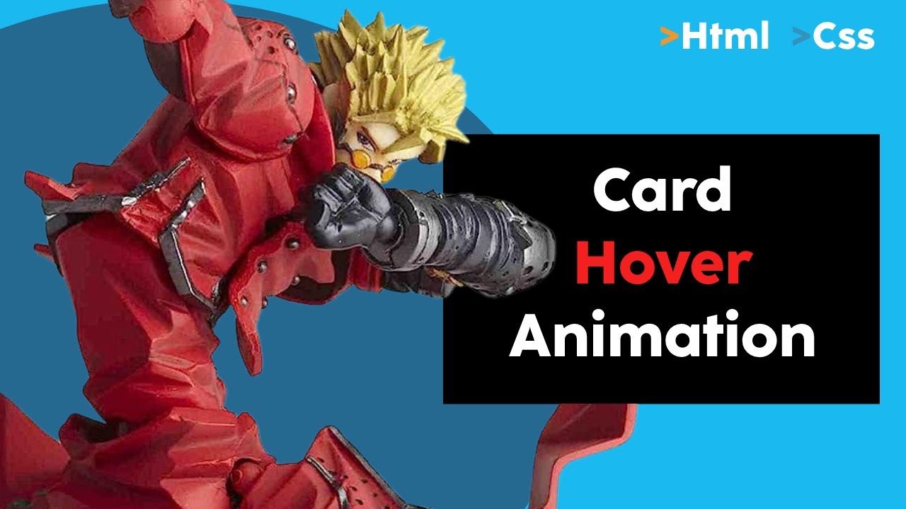 Card hover animation with Css :hover selector | Creative tutorial