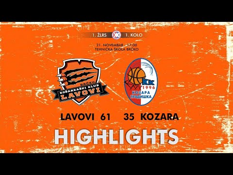 KK Lavovi Brčko - ŽKK Kozara Gradiška | HIGHLIGHTS | 1. ŽLRS | 21.11.2020