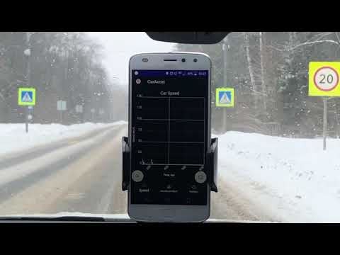 0-100 km/h acceleration meter Video