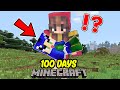 I Survived 100 Days With A Baby In Minecraft