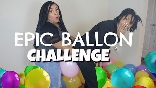 BALLOON CHALLENGE 2.0 SOMEBODY GETS HURT!!!