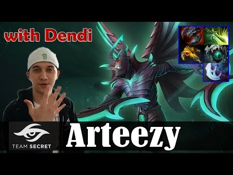9000 MMR! Arteezy Terrorblade,Dendi Magnus EPIC 25k Gold Comeback Crazy Game Dota 2