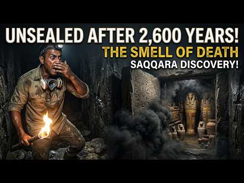 They Found a 2,600-Year-Old Chamber 100 Feet Below Saqqara — It Still Smelled Like Death