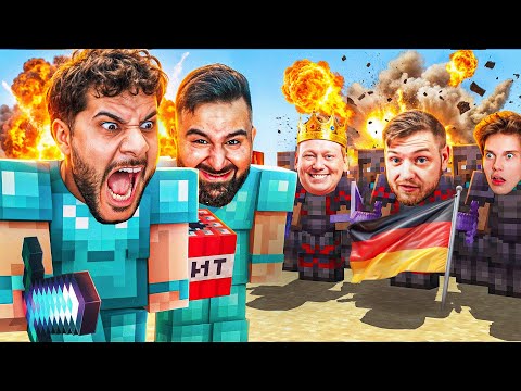 Foreigners vs. Germans in FitnaCraft!