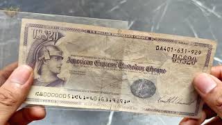 American Express Travelers Cheque 27