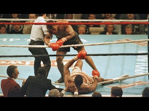 Mike Tyson vs Tyrell Biggs - HD Highlights