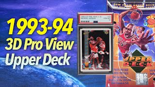 MICHAEL JORDAN PSA 10 Hunt! 1993-94 Upper Deck 3D Pro View NBA Basketball Hobby Box
