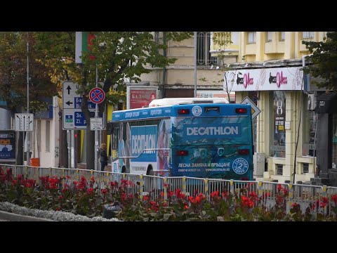 City buses in Bulgaria - Mercedes benz O345, O405 with ZF ecomat, Solaris urbino and Trolleybuses