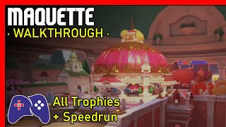 Maquette [PS4/PS5] Full Trophy Speedrun (Get the Platinum Trophy in less than 40 mins)