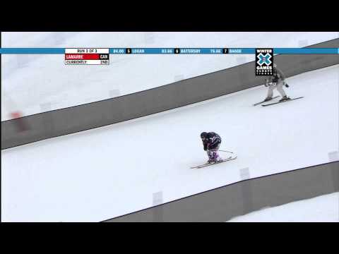 Kim Lamarre Winter X Games Europe 2011 Skiing Slopestyle Bronze Medal