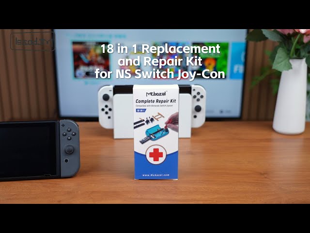 Vídeo relacionado con Mcbazel 18 en 1 Kit de Reparación de Repuesto para NS Switch Joy-Con con kit de Destornilladores, Joysticks Analógicos 3D izquierdo-derecho, Bloqueo de hebilla Estuche de Accesorios,No para Switch 2