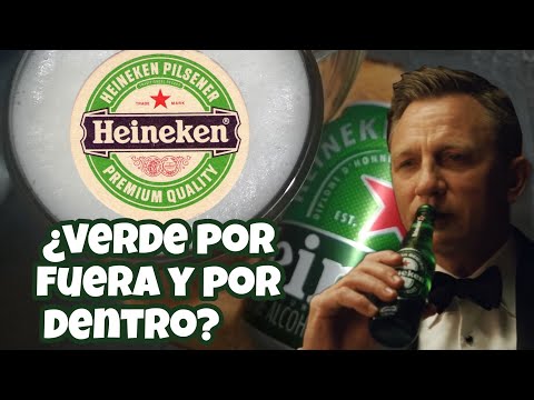 CERVEZA HEINEKEN. ¿Es una cerveza verde por dentro y verde por fuera?