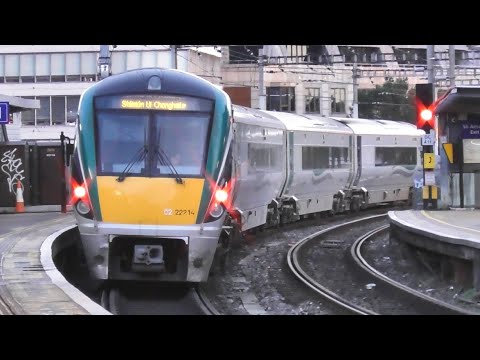 Irish Rail 22000 Class Intercity Train 22314 - Tara Street Station, Dublin