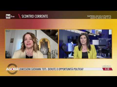 Chiara Appendino ospite ad "Agorà" Rai3 11/05/2024