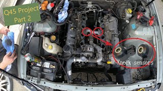Part 2 Project Car: Swapping Ignition coils, fuel pump, knock sensors and more 98-01 Infiniti Q45
