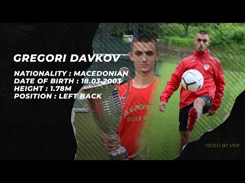 GREGORI DAVKOV - HIGHLIGHTS (FK VARDAR, MACEDONIA U19)