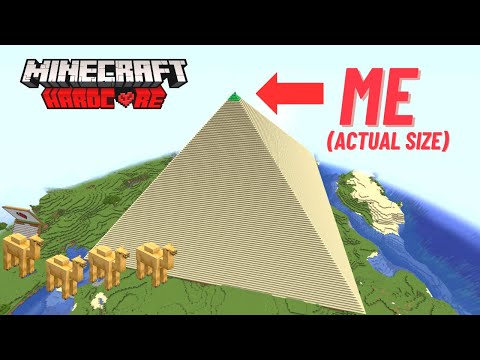 effectunknown - Why did I build a GIANT PYRAMID in Minecraft 1.20 Hardcore