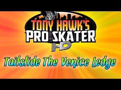 Tony Hawk's Pro Skater HD: Venice Beach - Tailslide The Venice Ledge (How To Guide / Walkthrough)