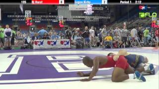 Junior 195 - Bj Hurst (South Carolina) vs. Logan Kirby (Maryland)