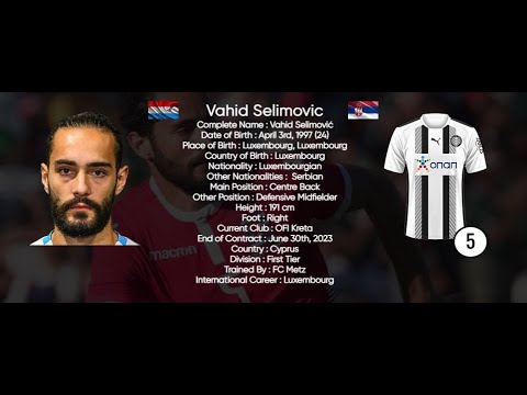 Vahid Selimovic | Centre Back 97' 🇱🇺🇷🇸