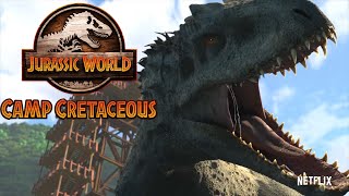 Indominus Rex Screen-Time - Jurassic World: Camp C
