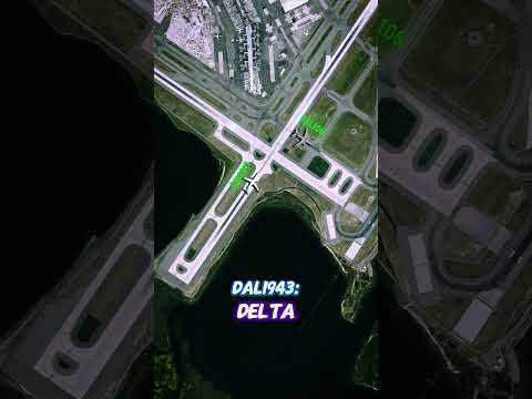 Cancel Takeoff!" - JFK Controller Screams to Prevent Collision 😱 #americanairlines #delta #aviation