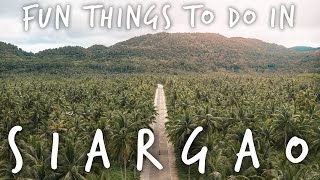 things to do on SIARGAO ISLAND - Philippines Travel Vlog 2019