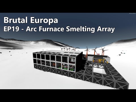 Stationeers (Beta): Brutal Europa, EP19 - Arc Furnace Array For Smelting