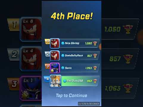 I unlocked tails and challenge 3 classic Sonics) Sonic forces speed battle gameplay