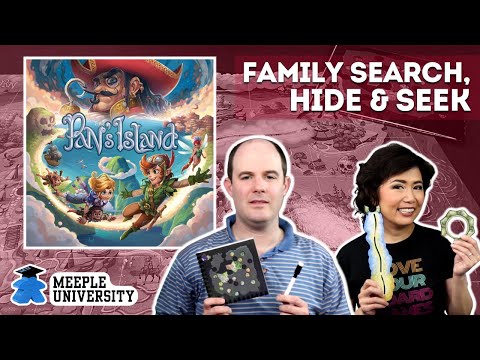 Pan's Island (aka Peter Pan) - Clues for family search, hide & seek. A board game review