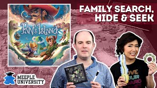 Pan's Island (aka Peter Pan) - Clues for family search, hide & seek. A board game review