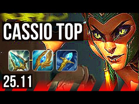 CASSIOPEIA vs IRELIA (TOP) | 6 solo kills | KR Master | 25.11