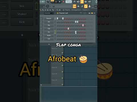 How To Make AFROBEAT Drums🥁 n FL STUDIO