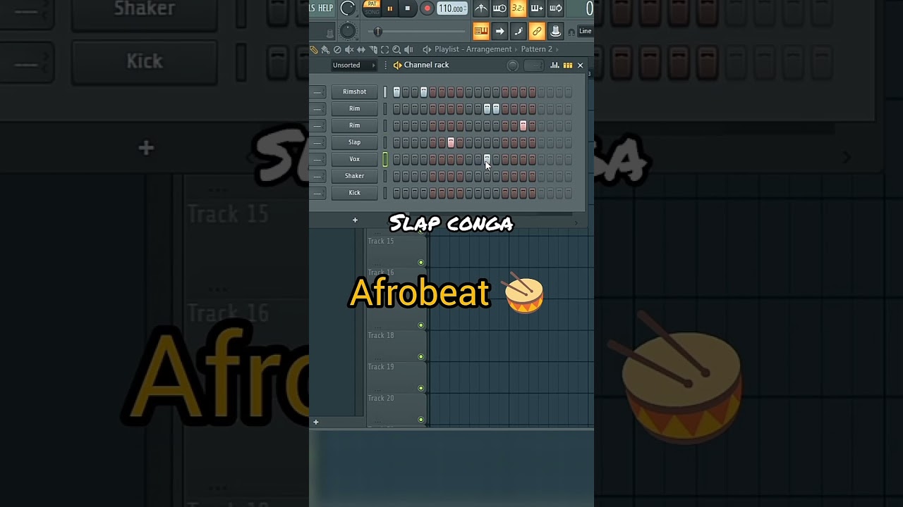 How To Make AFROBEAT Drums🥁 n FL STUDIO