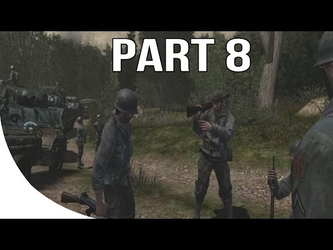 Call of Duty 3 Gameplay Walkthrough Part 8 - No Commentary Let's Play - The Forest