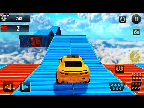 Real Taxi Car Stunts 3D Impossible Ramp Car Stunt Game - Android GamePlay  #4
