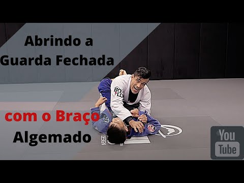 Abrindo a Guarda Fechada com o Braço do Oponente Algemado| Cobrinha BJJ